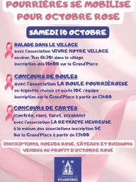 Balade guidée et concours Octobre rose