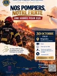 Soirée solidaire "Nos Pompiers, notre Fierté"