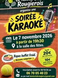 Soirée karaoké avec buffet du Tennis club