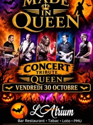 Concert pop rock Made in Queen