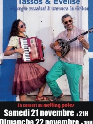 Concert Tassos et Evelise, musique grecque