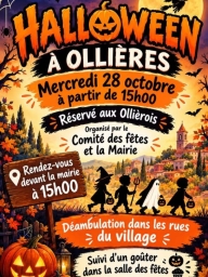 Déambulation d’Halloween et goûter