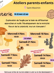 Atelier poterie enfants