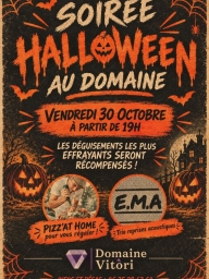 Soirée Halloween avec animation musicale E.M.A