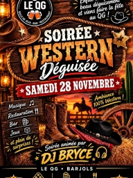 Soirée western déguisée au QG