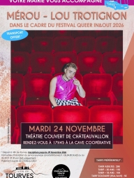 Sortie au spectacle d'humour "Mérou" de Lou Trotignan