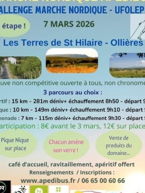 Randonnée pédestre : Challenge Marche nordique