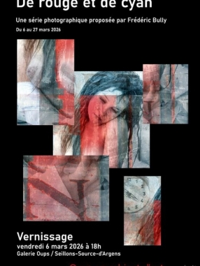 Vernissage : Exposition photos de rouge et de cyan par Frédéric Bully