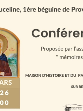 Conférence : Sainte Douceline, première béguine de Provence