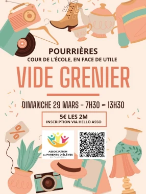 Vide grenier - APE POURRIERES 
