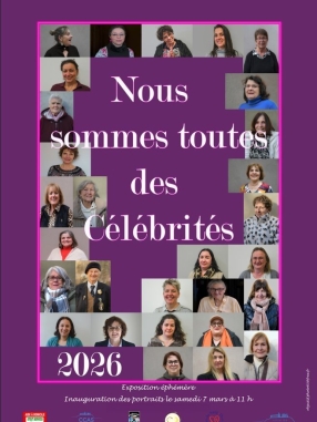 [Tourves S'engage] Exposition photo "Nous sommes toutes des célébrités"