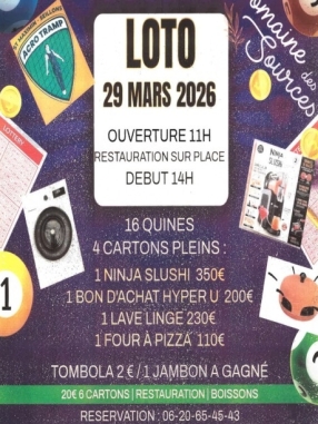 Loto du club Acro tramp