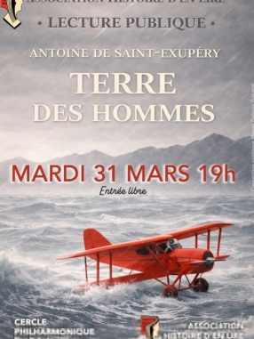Lecture publique : Terre des hommes de Antoine de Saint-Exupéry