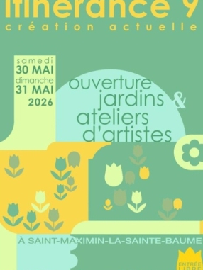Itinérance 9 ouverture des jardins et ateliers d'artistes
