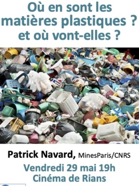 Conférence : Où en sont les matières plastiques et où vont-elles?