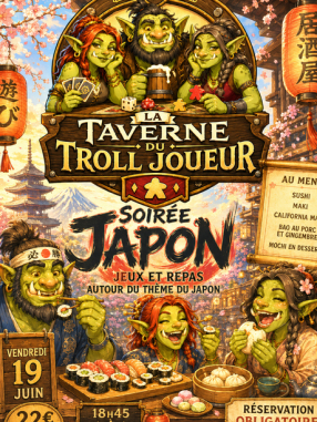 Soirée Japon : Jeux et repas