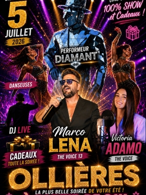 Grand spectacle exceptionnel – Marco (The Voice) à Ollières