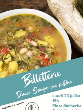 Repas soupe au pistou – Saint-Maximin-la-Sainte-Baume