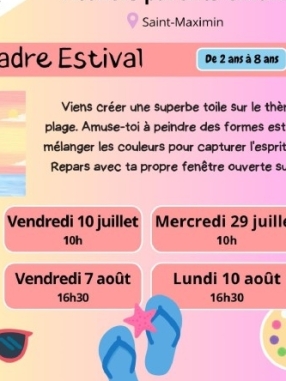 Atelier peinture estival – Saint-Maximin-la-Sainte-Baume