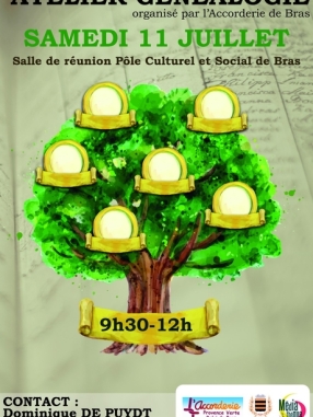 Atelier généalogie – Bras, découvrez votre histoire