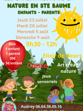 Promenade guidée & ateliers sensoriels – Nans-les-Pins
