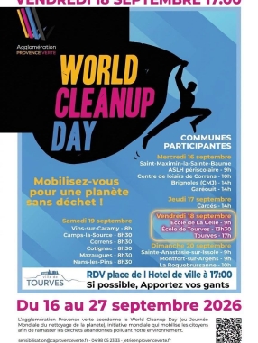 World Clean Up Day – Mobilisation zéro déchet à Tourves