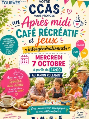 Café récréatif et jeux intergénérationnels