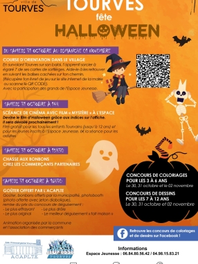 Fête d'Halloween avec chasse aux bonbons