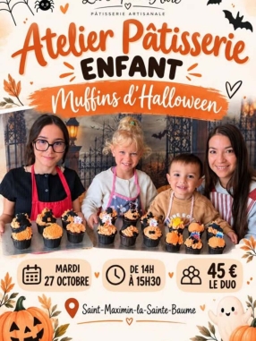 Atelier muffins d'Halloween