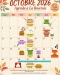 Programme d'octobre de la Roseraie